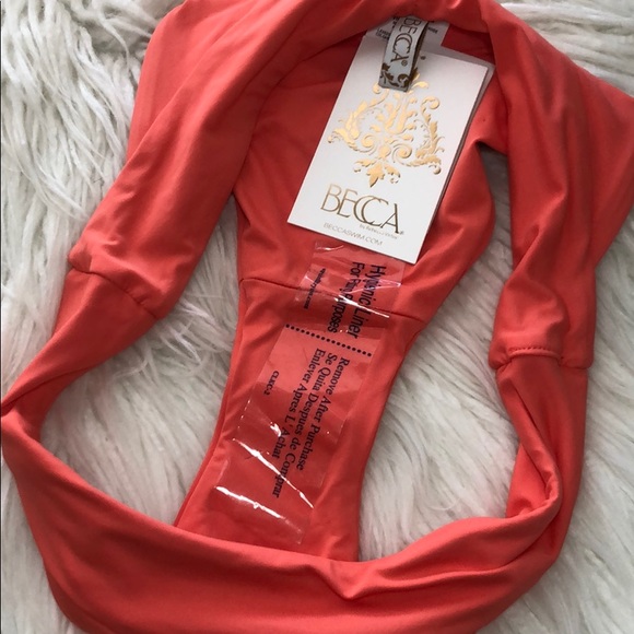 BECCA • Coral scrunch butt Swim Bottoms - Picture 6 of 6